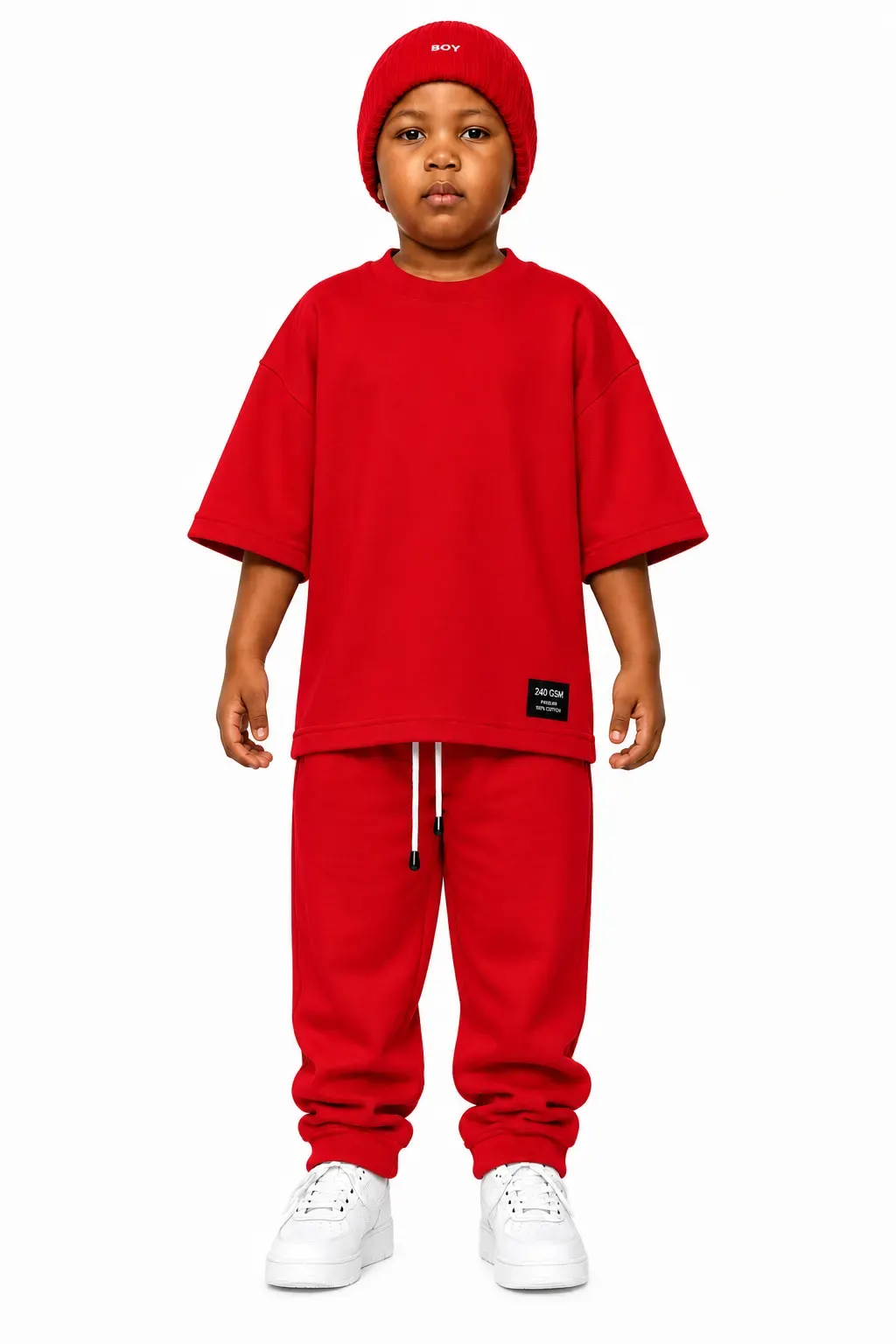 KIDS OVERSIZED TEE AND JOGGER SET