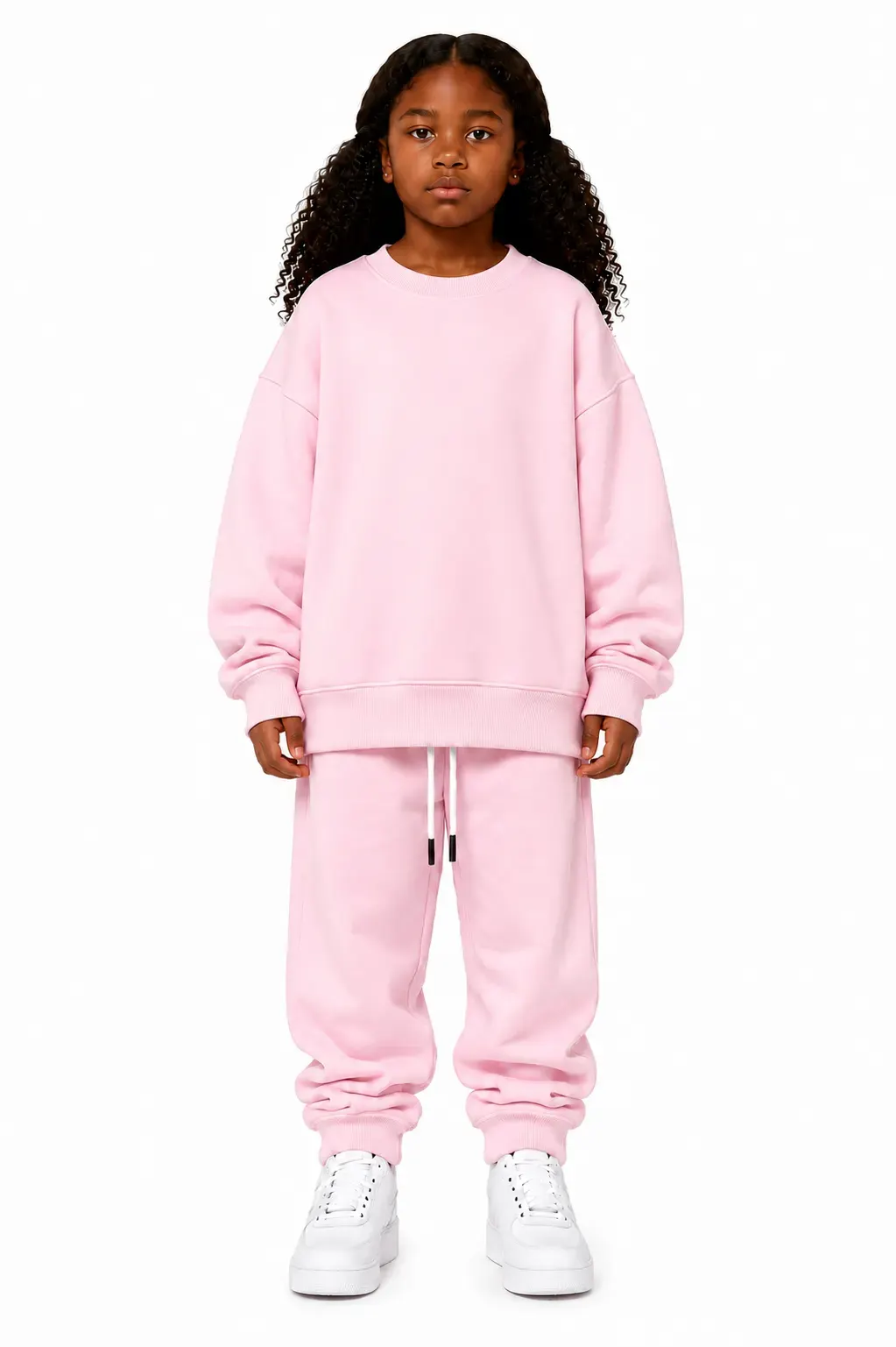KIDDIES OVERSIZED CREWNECK TRACKSUIT SET